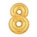 Number Balloons (Gold/Silver color)